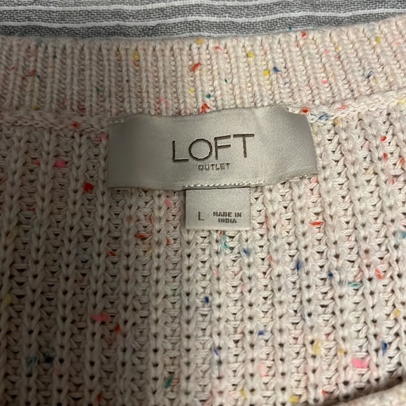 LOFT Speckled Sweater Tank - Picture 4 of 4